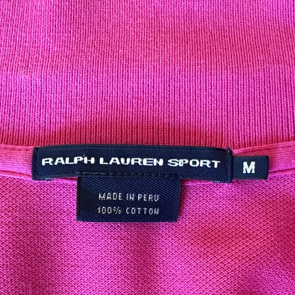 Ralph Lauren Sport Fuchsia Polo Pique Cotton Dress M - Picture 8 of 11
